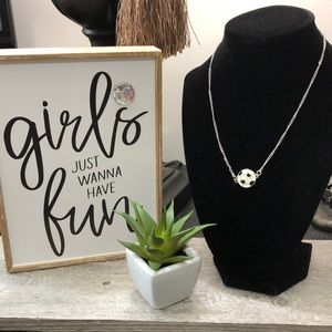 NEW!  Soccer Ball Necklace!